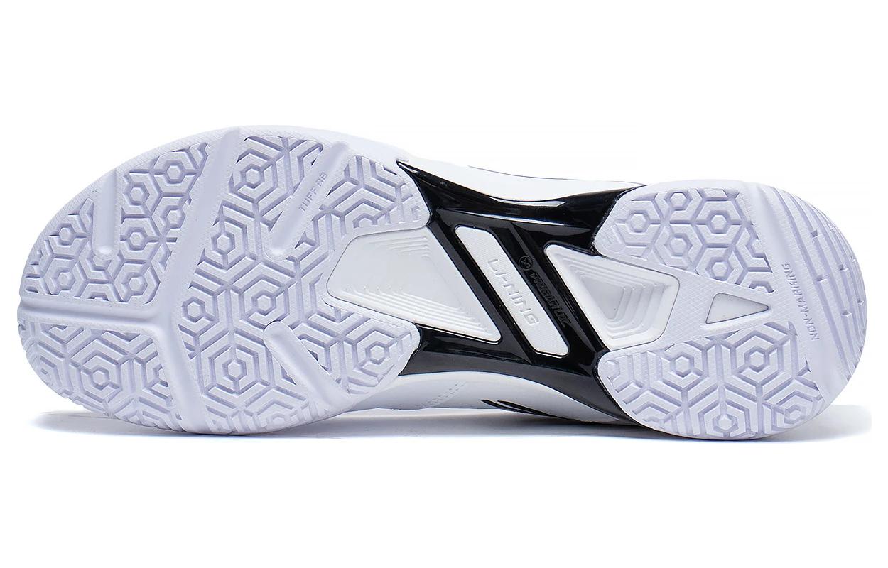 Sizing LiNing李寧 刀鋒Lite 防滑減震耐磨 低筒 羽球鞋 男女同款 標準白