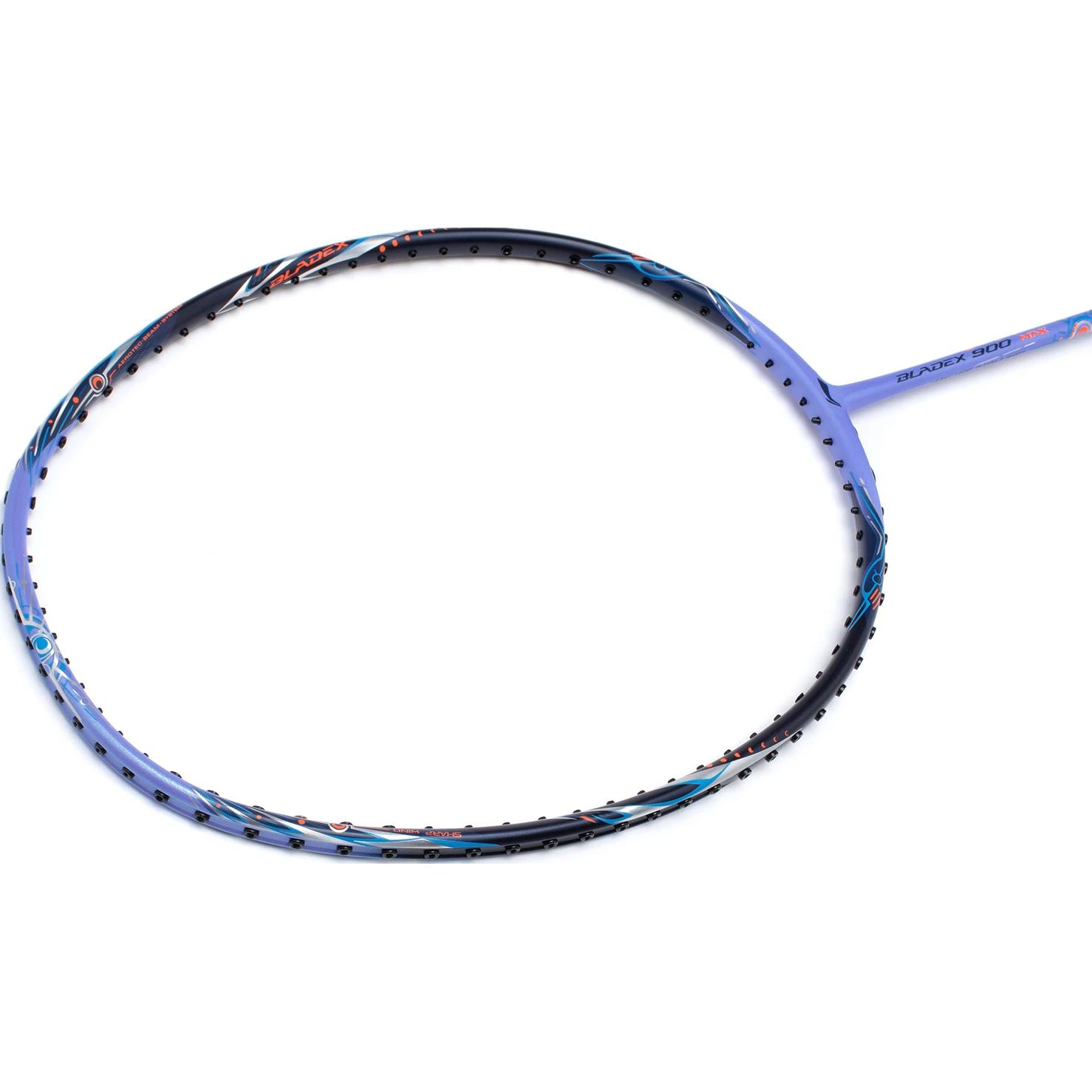 Purchase Li-Ning BLADEX 900 MOON MAX Badminton Racket Full Carbon Ultra-Light Offense, Blue AYPT025-1