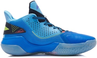 LiNing李寧 疾風SE 減震防滑耐磨 中筒籃球鞋 藍 Order LiNing李寧 疾風SE 減震防滑耐磨 中筒籃球鞋 藍