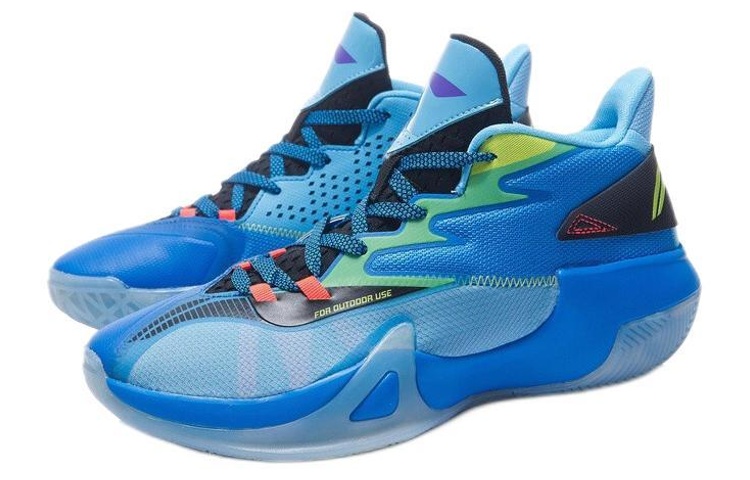 Lookbook 리닝 블래스트 SE 미드 '블루 그린' (Li-Ning Blast SE Mid '블루 그린') ABPR061-1