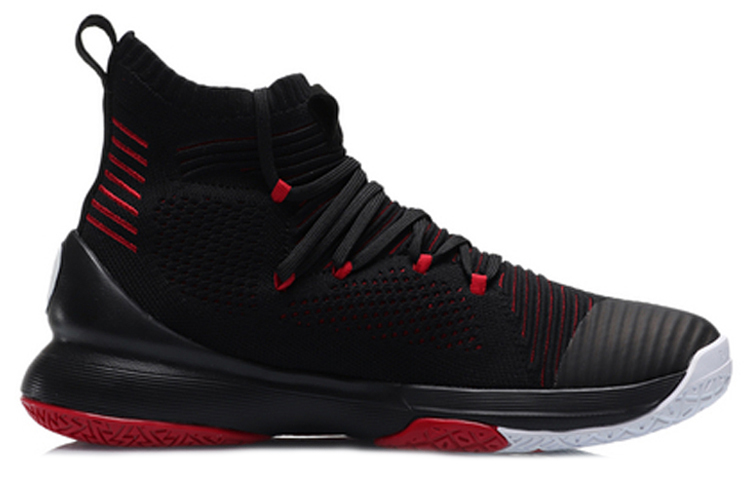 Order Li-Ning Blockade Hi ''Zwart Rood'' ABAP057-1