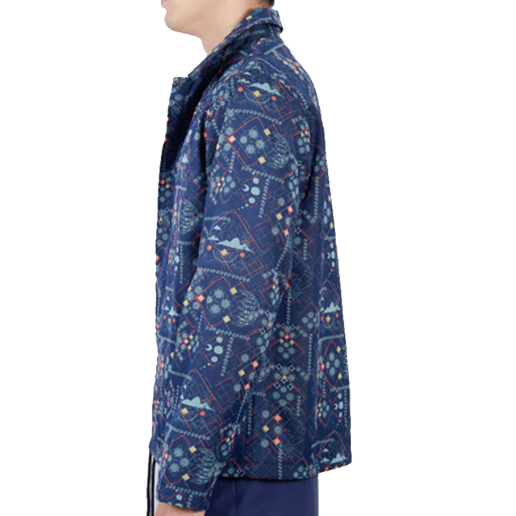 Details for Li-Ning Jaket Olahraga Lengan Panjang Logo Bordir Biru Nyaman AFDP627-1