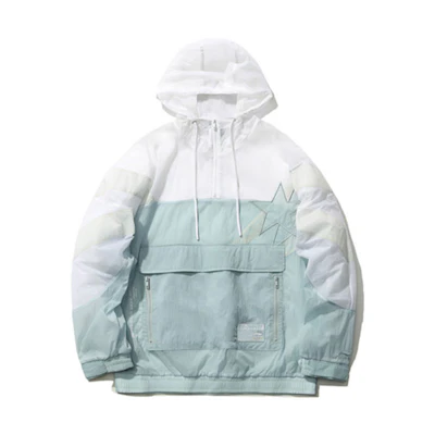 Li-Ning Blue Hooded Loose Fit Sports Jacket - Fashion Series AFDR151-1
