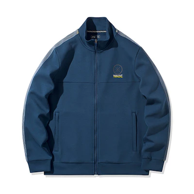 Li-Ning Blue Sports Jacket with Stand Collar AWDQ203-2