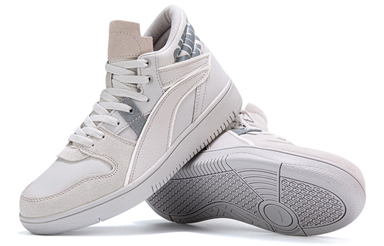 Lookbook LiNing李寧 加絨保暖板鞋 灰色