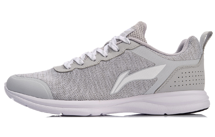Li-Ning Breathable Lightweight Running Shoe 'Grey White' ARBM173-9
