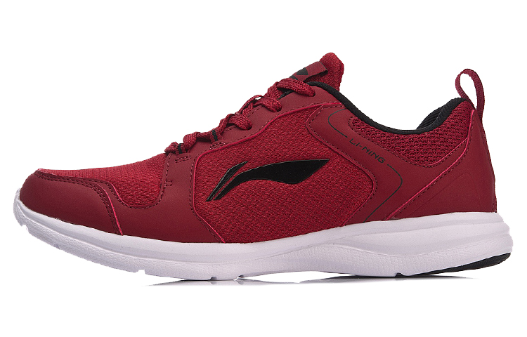 Li-Ning Breathable Lightweight Running Shoe 'Red Black' ARBM173-6