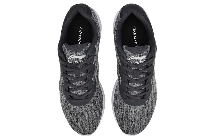 Lookbook Chaussures de running basses respirantes Li-Ning ''Noir Blanc Gris'' ARHN091-2