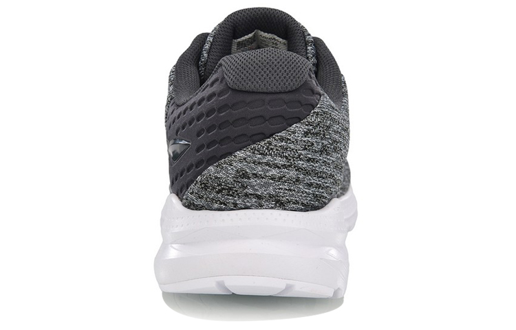 Shop Chaussures de running basses respirantes Li-Ning ''Noir Blanc Gris'' ARHN091-2