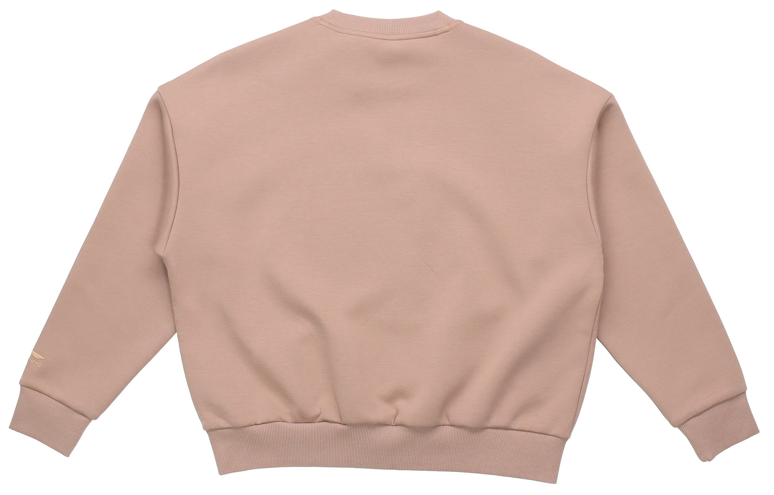 Lookbook Li-Ning Brown Bear Print Loose Fit Crewneck Sweatshirt Unisex Khaki AWDQB10-1