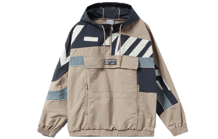 Li-Ning Brown Loose-Fit Casual Hooded Jacket - Fall Collection AFDR401-2