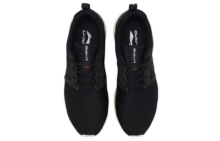 Shop Li-Ning Bubble Up 'Hitam' Sneakers AGCP047-1