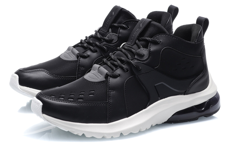 Lookbook Li-Ning Bubble Walker Mid 'Hitam Putih' AGLQ105-2