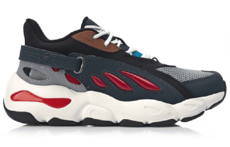 Order LiNing李寧 紐約時裝週 蝶 復古休閒老爹鞋 女款 冷檀黑