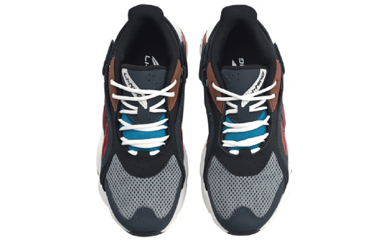 Lookbook LiNing李寧 紐約時裝週 蝶 復古休閒老爹鞋 女款 冷檀黑