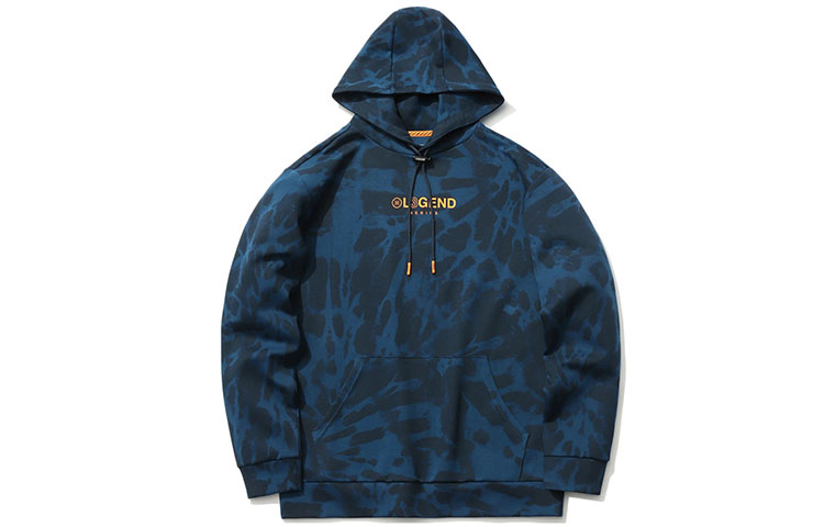 Li-Ning Camo Loose Fit Pullover Sweatshirt Blue AWDR035-2