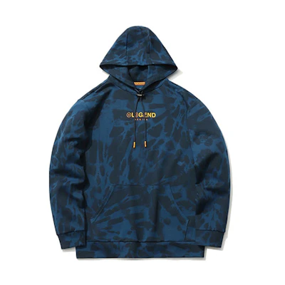 Li-Ning Camo Loose Fit Pullover Sweatshirt Blue AWDR035-2
