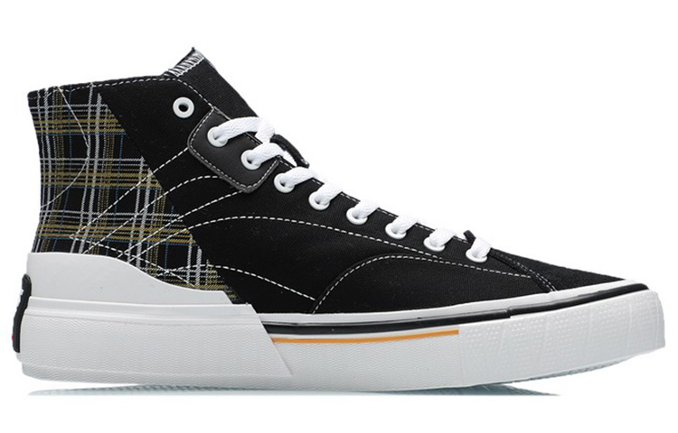 Order 李寧 キャンバス HI 黒白黄 (Rīningu Kyanbasu HI Kuro Shiro Ki) AECR007-4