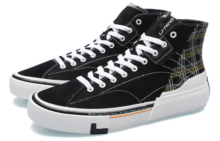 Lookbook 李寧 キャンバス HI 黒白黄 (Rīningu Kyanbasu HI Kuro Shiro Ki) AECR007-4