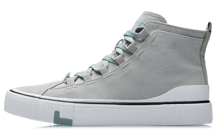 Li-Ning Canvas High Top Shoes 'Grey White' AGCR065-3