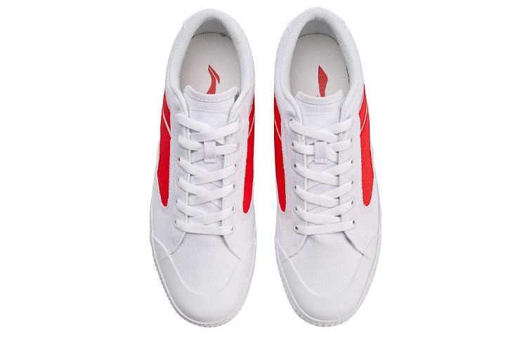Shop Sneakers Li-Ning in Tela ''Bianco Rosso'' AGCN204-12