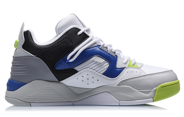 Order Li-Ning Casual Basketball Shoes 'White Black Blue' AGBR025-1