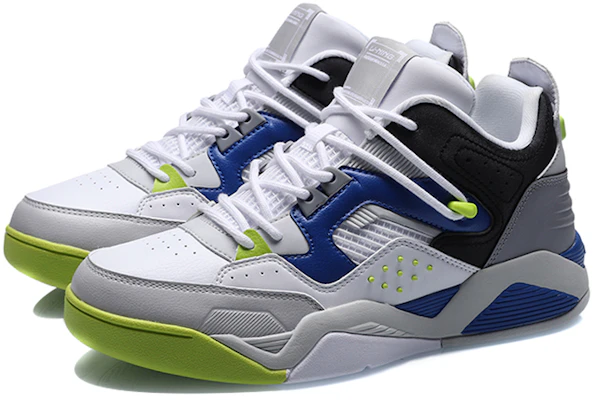 Li-Ning Casual Basketball Shoes 'White Black Blue' AGBR025-1 Lookbook Li-Ning Casual Basketball Shoes 'White Black Blue' AGBR025-1