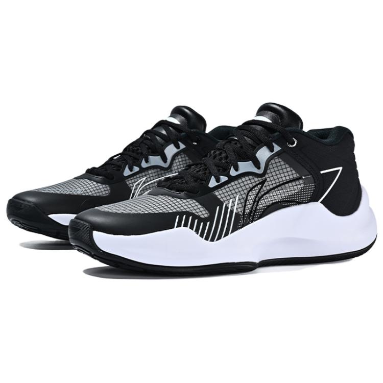 Order Li-Ning Casual Basketball Shoes Low 'Black White' ABAT067-2