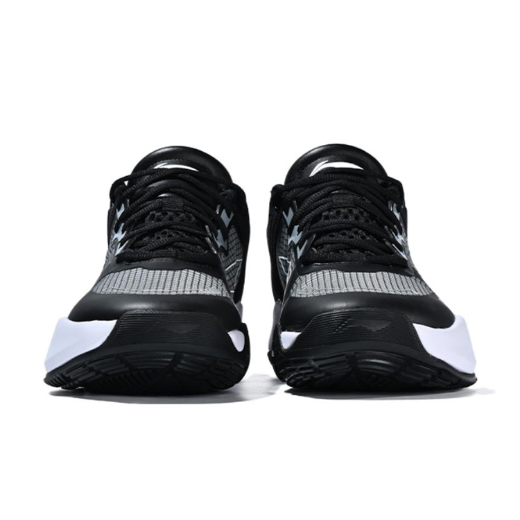 Lookbook Li-Ning Casual Basketball Shoes Low 'Black White' ABAT067-2