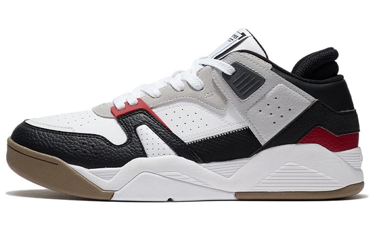 Li-Ning Casual Basketball Shoes Low &#x27;Black White Red&#x27; AGBS031-2