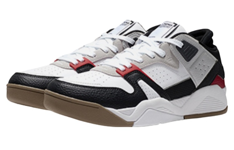 Lookbook LiNing李寧 耐磨 低筒 復古籃球鞋 男款 黑白