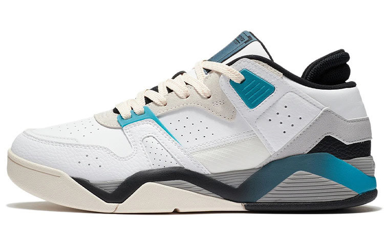 Li-Ning Casual Basketball Shoes Low &#x27;White Blue&#x27; AGBS031-3