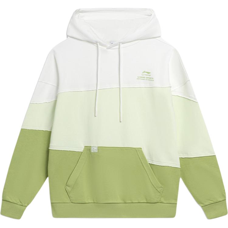 Li-Ning Casual Breathable Pullover Hoodie Light Fruit Green AWDTC65-2