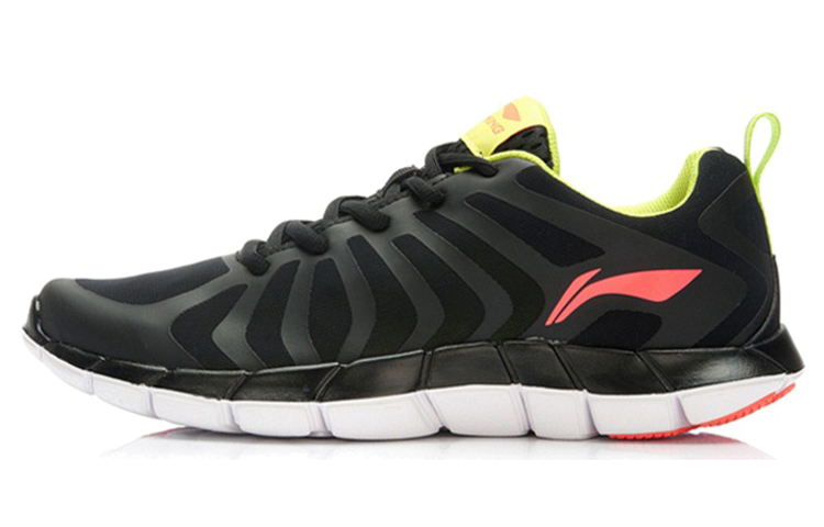 Li-Ning Casual Comfort Low-Top Running 'Black Yellow' ARKK007-2