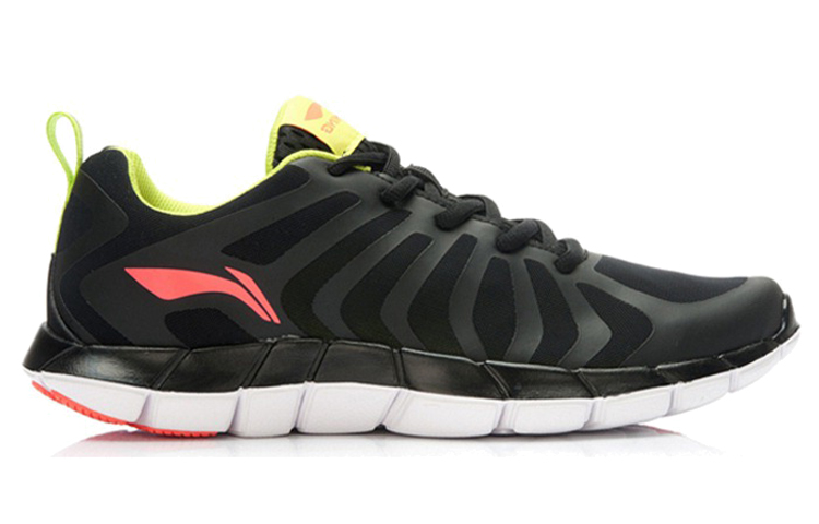 Order Li-Ning Casual Comfort Low-Top Running 'Black Yellow' ARKK007-2