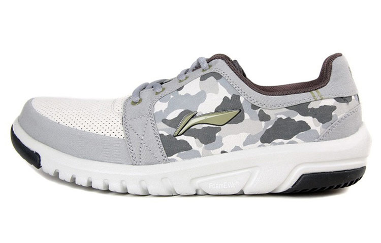 Li-Ning Casual Comfort Low-Top Running Shoes 'Black White Grey' AHTG013-3
