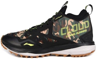 Li-Ning Casual Comfort Mid-Top Runner 'Black Green' ARHL077-1 Li-Ning Casual Comfort Mid-Top Runner 'Black Green' ARHL077-1