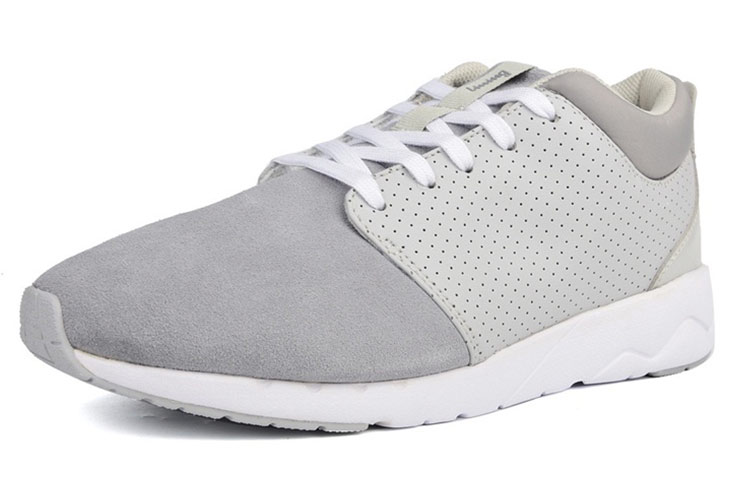 Lookbook Li-Ning Casual Comfort Mid-Top Running 'White Gray' ALAK139-3