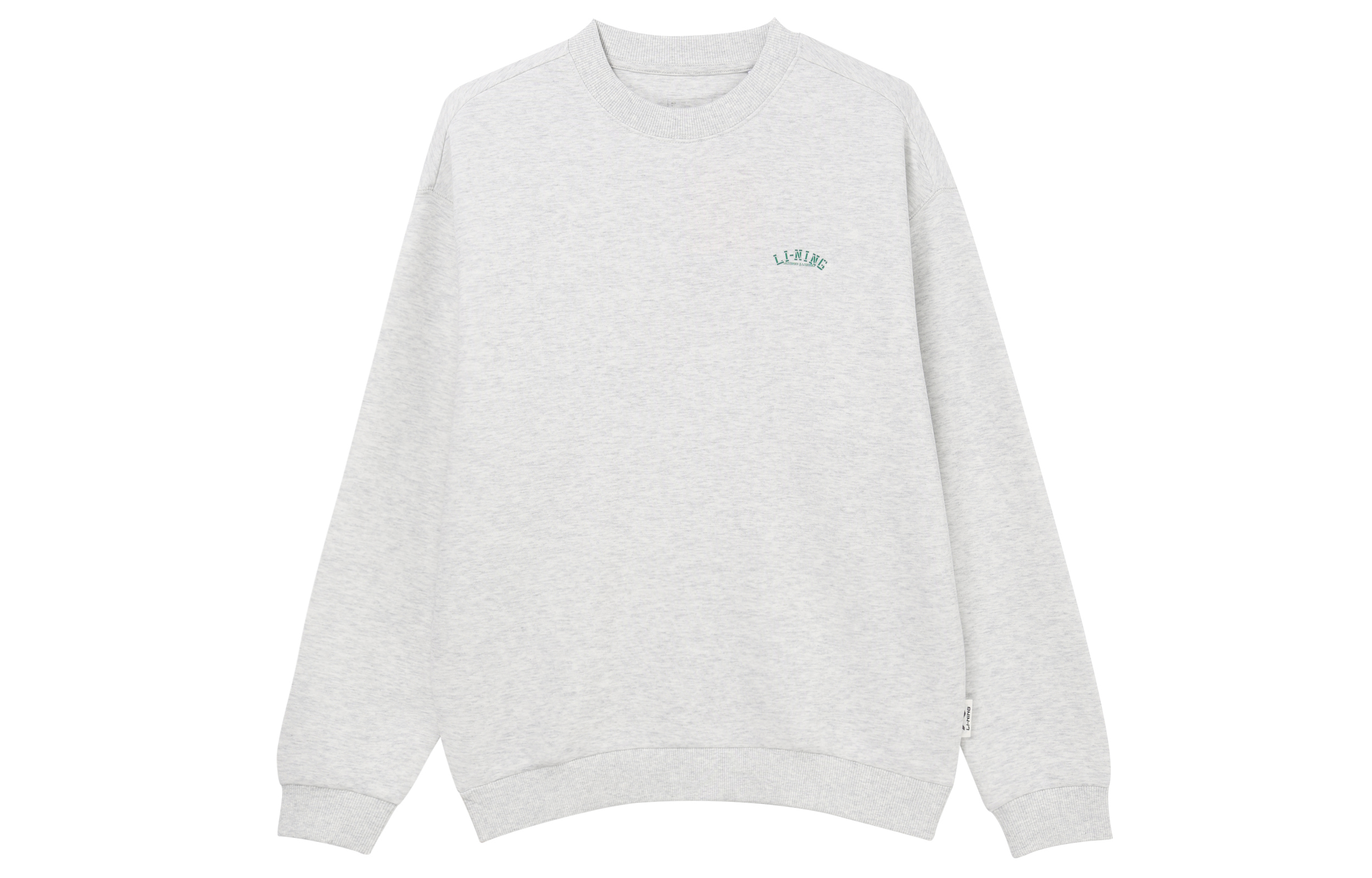 Li-Ning Casual Crewneck Sweatshirt Gray - Sporty Fashion Series AWDT379-1