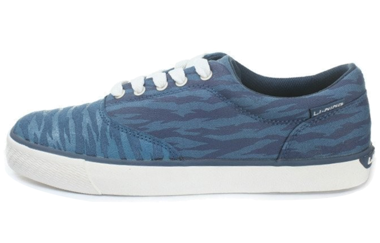 Li-Ning Casual Durable Skate Shoe 'Camo Blue'