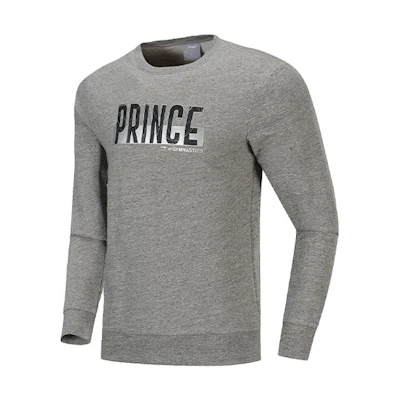 Li-Ning Casual Fashion Letter Print Crew Neck Sweatshirt - Gray AWDP721-2