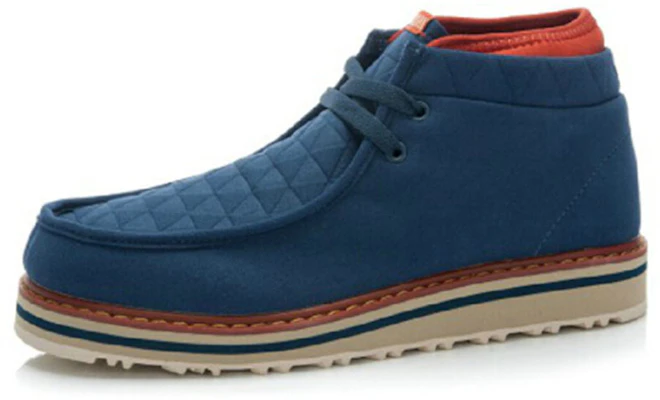 Li-Ning Casual High-Top Sneaker 'Deep Universal Blue' ALMJ023-2 Lookbook Li-Ning Casual High-Top Sneaker 'Deep Universal Blue' ALMJ023-2