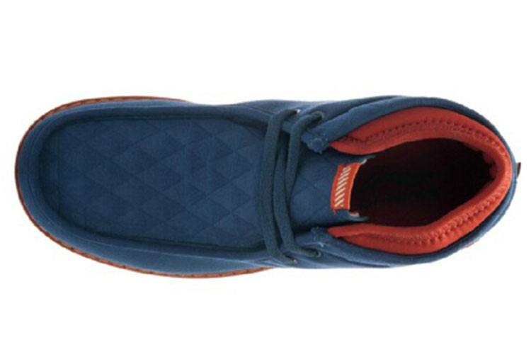 Shop Li-Ning Casual High-Top Sneaker 'Deep Universal Blue' ALMJ023-2