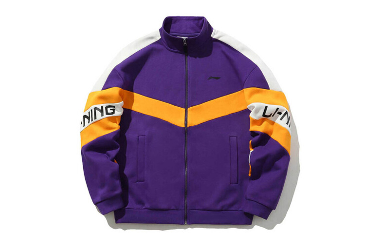 Li-Ning Casual High Neck Sports Jacket Unisex Iron Orchid Purple AWDPA41-3