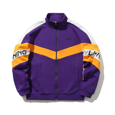 Li-Ning Casual High Neck Sports Jacket Unisex Iron Orchid Purple AWDPA41-3