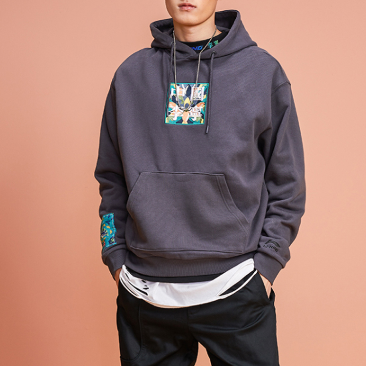 Li-Ning Casual Hoodie - Cool Dark Black AWDQ625-6 圖 4