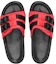 Shop Li-Ning Casual Lightweight Slide 'Black Red' AGAN019-2
