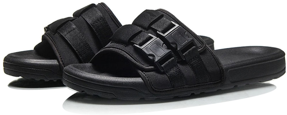 LiNing李寧 輕便潮流休閒拖鞋 黑 Lookbook LiNing李寧 輕便潮流休閒拖鞋 黑