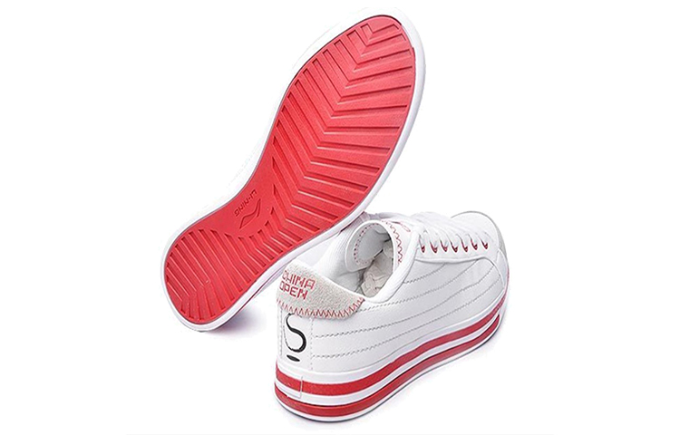 Li-Ning Casual Low-Top 'White Red' 圖 4