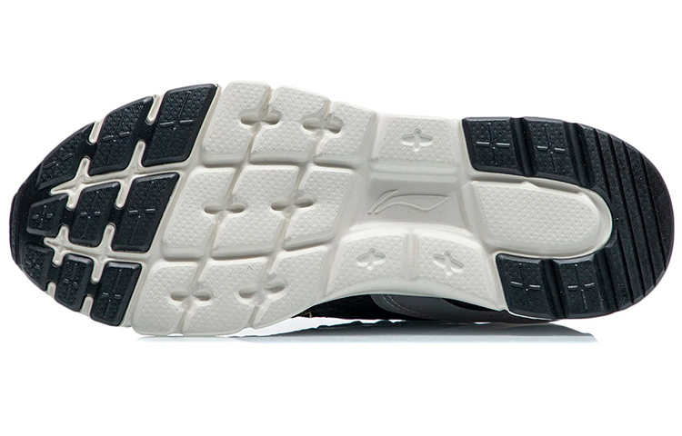 Details for 李寧カジュアルローカットランナー「リフレクティブブラックブルー」 AGLR083-2